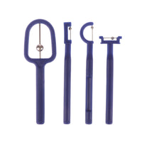 4 Pieces Oral Exercise Tool Safe Oral Muscle Exercise Tool Oral Exercise Tool Long-Lasting Oral Muscle Exerciser Blue