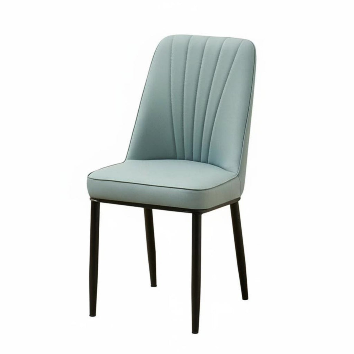 Light Luxury Aesthetic Channel Tufted Side Chair Comfortable Backrest Upholstered Channel-Tufted Chair Padded Seat Household Furniture High-Resilience Cushion for Hotel Owners, Interior Decorators, Homeowners, Dining Room, Restaurant, Kitchen