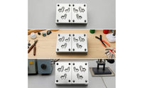Two-Part Metal Forming Die Hydraulic Horse Mold Robust Steel Die Mold Reusable for Jewelers