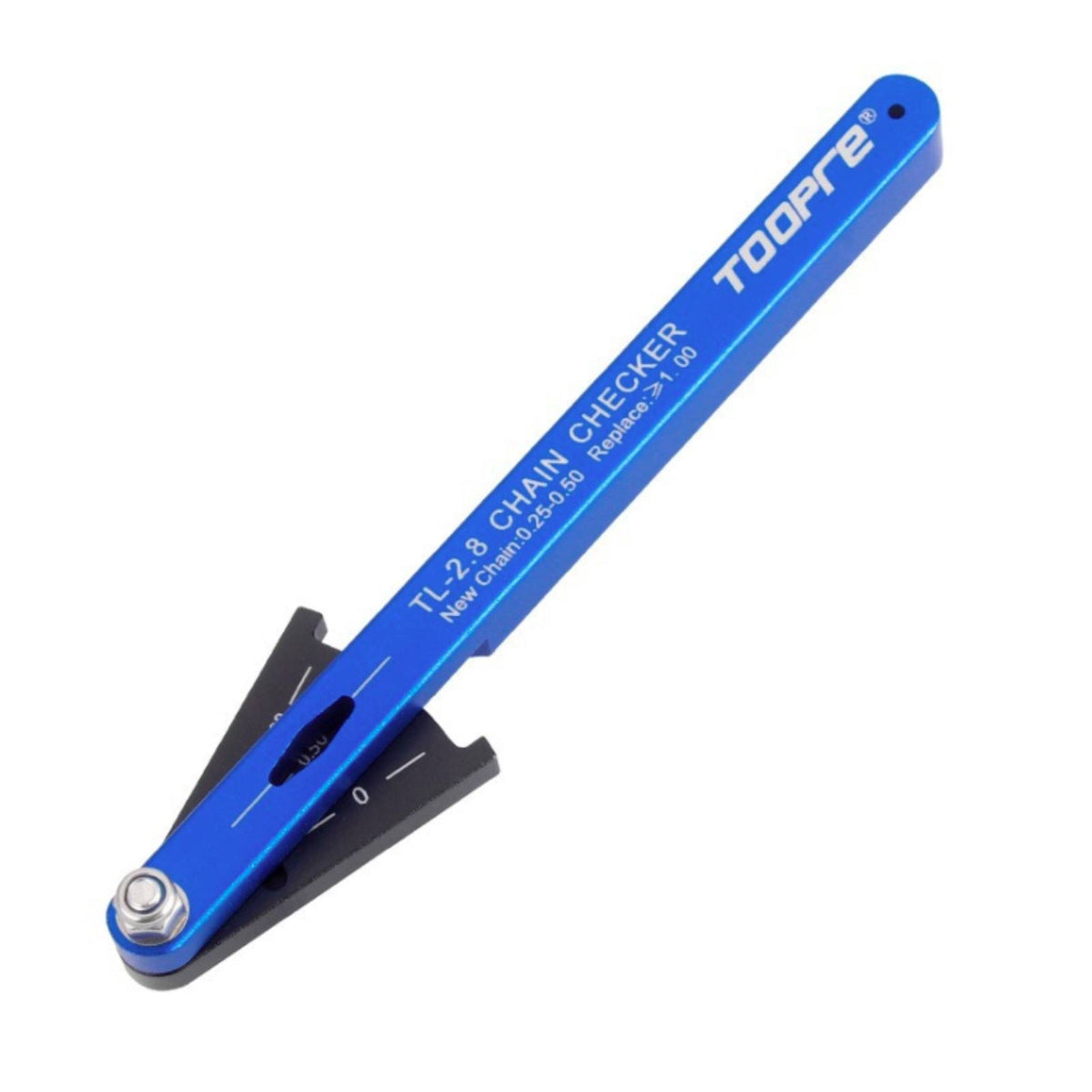 Chain Wear Gauge Aluminum Alloy Cycle Chain Wear Tool Anodized Metal Steel for Workshop