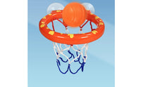 Basketball Hoop Bath Toy Easy Installation Suction Cup Basketball Hoop Adjustable Height for Young Children