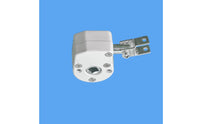 Outdoor Awning Worm Gear Manual Gearbox Head Metal Bracket Roller Shade Gearbox Head Screw-Fixed Window Hardware