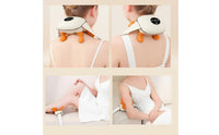 Authentic Palm Simulation Neck and Shoulder Massager Bionic Lcd Neck Massager Heat Relief Physical Wellness Rechargeable for Home, Office, Travel