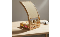 Multifunctional Cat Scratcher Sisal Cat Scratch Ramp with Toys Interactive Puzzle Toy Pet Supplies for Kittens, Indoor