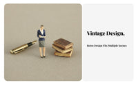 1:64 Scale Human Figure Collectible 1:64 Scale People Figurine Nostalgic Design Miniature Person Highly Detailed for Collectors