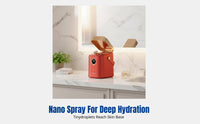 Facial Humidifier, Nano Hot & Cold Mist, Home Hydration, Deep Moisturizing, 6 Modes, Skincare