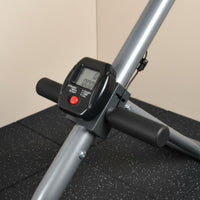 Tracks Time, Count, Calories LCD Fitness Tracker Display Single Button Control Replacement Fitness Console Exercise Bike Computer for Home Gym