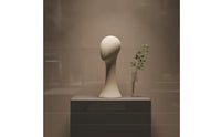 clothCovered Mannequin Head with Base Professional Canvas Mannequin Head Well-Finished Hat Display Stand Sturdy for Stylists, Studios