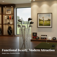 Installation-No-Installation Golf Club Storage Rack Space-Saving Freestanding Multi-Compartment Organizer Sturdy Construction Entryway Umbrella Basket for Shop Owners, Shop, Office, Hallway
