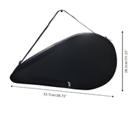 Racket Bag with Shoulder Strap Teardrop-Shaped Tennis Racket Bag Sleek for Pickleball Players, Sports Training