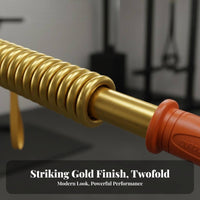 Non-Slip Grip Power Twist Bar Portable Arm Strengthening Bar Long-Lasting Twist Stick Constant Tension for Men, Women, Beginners, Home Gym