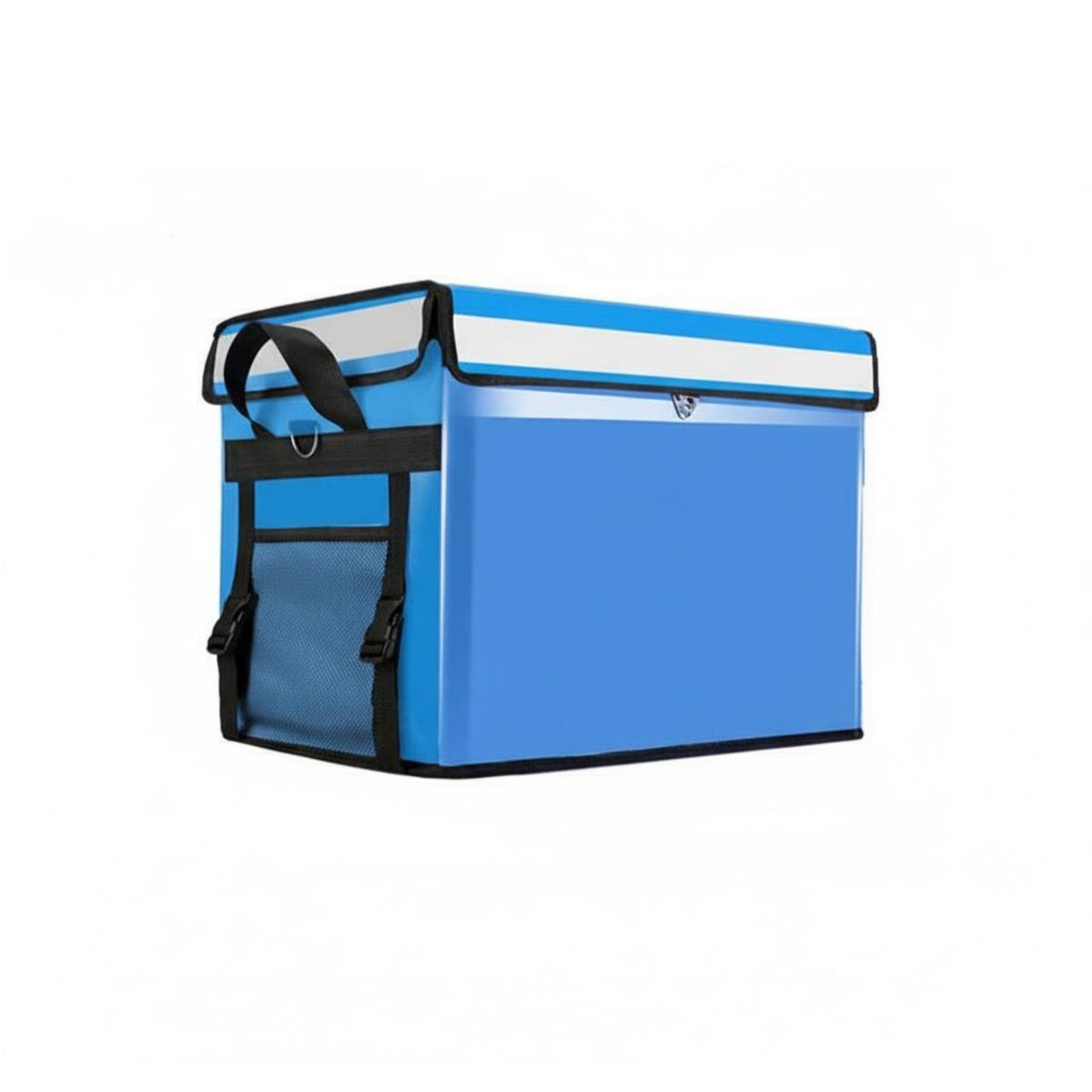 Insulated Food Delivery Bag Sturdy Construction Food Delivery Bag Reusable Pizza Carrier Safety Reflective Strips