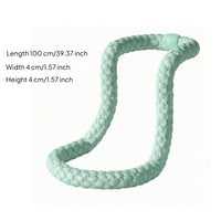 Cushioned Spring Exercise Hoop Flexible Soft Fitness Spring Hoop Quiet Breathable for Beginners