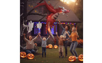 Hanging Inflatable Dragon Halloween Decoration with Lights Lighted Decoration for Porch