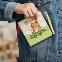 Kabaxiong Pocket Square Notebook Mini Portable Journal Diary