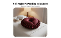 Memory Foam Face Cradle Slow Recovery Memory Foam Face Pillow Removable and Washable Cover Prone Face-down Rest Pillow for Estheticians