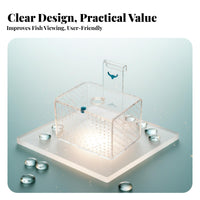 Aquatic Breeding Box Easy to Clean Buoyant Aquatic Hatchery Aquatic Habitat Breeder Hatchery Multifunctional for Aquarists