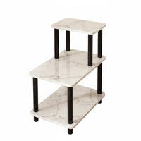 Multi-Functional C-Shaped Rolling Table Space-Saving Sofa Desk Modern Design Storage Rack With casters for Apartment Dwellers, Homeowners, Remote Workers