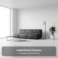 Oil Wax Finish L-Shaped Corner Sofa Retro Design Sectional Couch Minimalist design Living Room Furniture Space-Saving for Apartment Dwellers, Homeowners, People Who Entertain, Home, Lounge Area, Basement