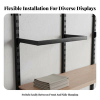 A-Pillar Display Bracket Square Tube Construction Clothing Rack Hanging Bar Modular Clothing Display Rail for Spacious Wardrobe