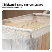 Stackable Framed Container particleResistant Foldable storage container two-wayreach Doors