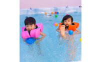 Strap-Connected Shoulder Swim Float Buoyant No-Inflation Buoyant Float Black Straps Water Safety Gear Hollow Center