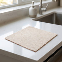 10-Pack Plant Fiber Wash Cloth, Oil-Resistant Cleaning Cloth and Scourers Sponge, Non-Scratch Scrub Sponge for Dishes, Cookware and Kitchen