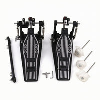 Double Bass Drum Pedal Featuring a Drive Shaft Adjustable Drive Shaft Hardware for Drummers