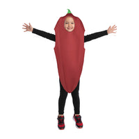 Halloween Carnival Party Performance Costume Parent-Child Red Pepper Character Costume Funny Vegetable Cos Costume