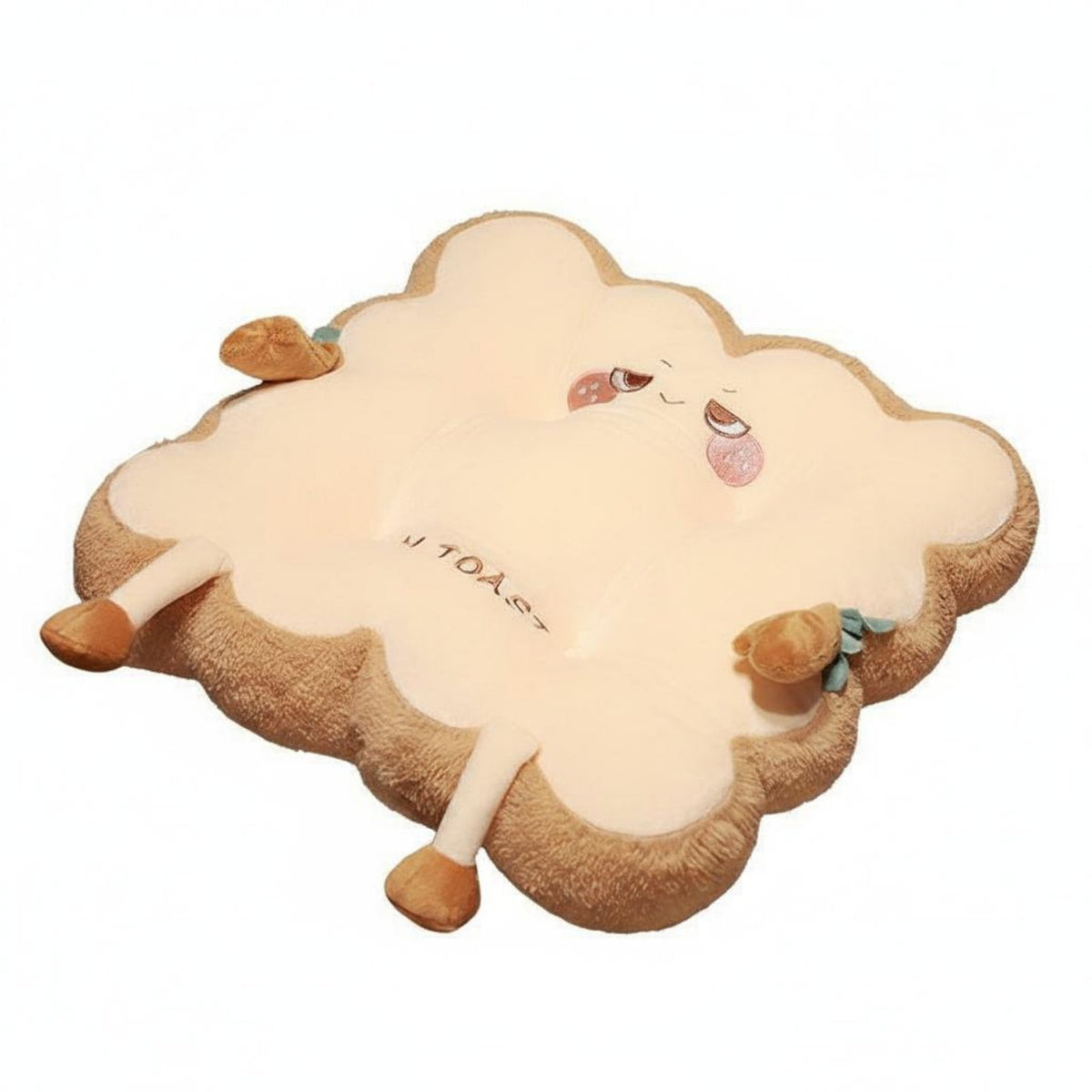 Thick Padding Toast Shaped Cushion Soft and Comfortable Soft Toast Seat Pad Cute Design for Students, Teens, Bay Window, Dorm Room, Bedroom