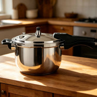 Stainless Steel High-Pressure Pot Multi-Cooktop Compatible High Pressure Cooking Pot Kitchen Appliance Safety-Sealed-Resistant