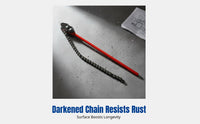 Heavy Duty Chain Wrench, Adjustable B Type, Multifunctional Tool, Suitable for Water and Fire Pipes