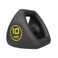 Triangle Kettlebell, Cast Iron, Coated, Large Ring Handle, Multifunctional Home Fitness Dumbbell