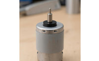 Metal Replacement Clipper Drive Unit Cylindrical Hair Clipper Drive Unit Silver-Gray Grooming Part Top Shaft