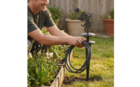 Slim Iron Hose Guide Stake Outdoor Decorative Hose Guide Spike