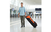 Wheeled Golf Travel Bag Lightweight Golf Club Travel Bag Portable Sports Luggage for Golfers, Airplane, Checked Luggage