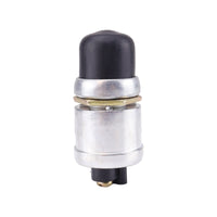 Push-Button Switch with Rubber Cap Compact Starter Switch with Screw Terminals Ignition Starter Button Long-Lasting Stainless