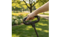Folding Cart Handle Compatible Camping Wagon Trolley Handle with Oval Loop Grip   for Camping