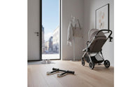 Pram Heightening Handle Easy Installation Pram Push Handle Extension Ergonomic Design Mobility Aid Accessory for Tall Parents