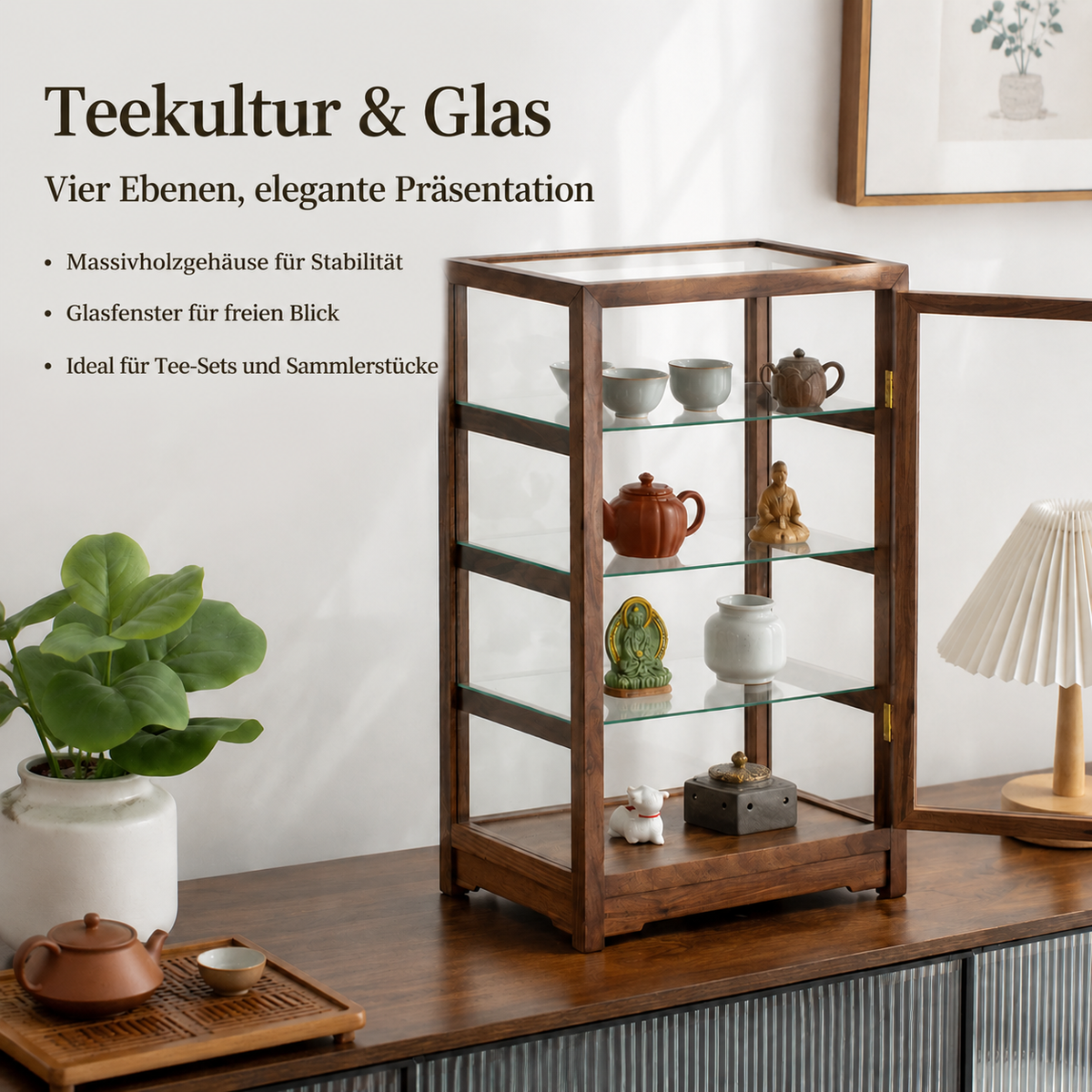 glass display cabinet