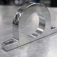 Clamp-on Steering Column Mount Billet Aluminum Steering Column Mount Non-Slip Hardware for Car Builders, Custom Builds, Vintage Automobiles