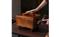 Shoe Care Box Hinged Shoe Care Kit Rectangular Kit for Closet