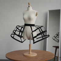 Lolitas Petticoat Costume Wear Three Loop Hoop Skirt Lightweight Cage Petticoat for Stage Performance