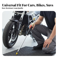 Tire Inflation Universal Connector Tire Inflator Extension Rod Easy to Use Air Chuck Inflation Tool for Motorcycle Owners, Repair Specialist S, Garage