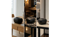 Decorative Rounded Rectangular Tissue Box Cover Elegant Facial Tissue Holder for Office