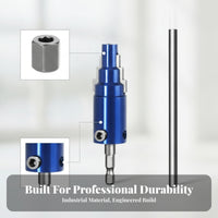 Hex Shank Pipe Thread Remover Stepped Body Valve Remover Metal Plumbing Tool Blue
