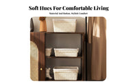 Woven Organizer basket adaptable Handled Storage basket accessible-top Top Design for Adults