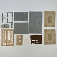 1:87 Mineral Machine Funnel Structure Industrial Railroad Scenery Kit with Ladders Detailed HO Scale Mineral Trestle Realistic for Hobbyists