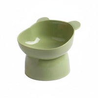 Anti-Tip Elevated Cat Bowl Non-Slip Base Tilted Pet Feeder Easy to Clean for Cats, Kittens