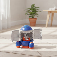 Interactive Spacecraft with Astronaut Figure Hands-on Spacecraft Ship with Astronaut Child-Friendly Vehicle Safe for Children